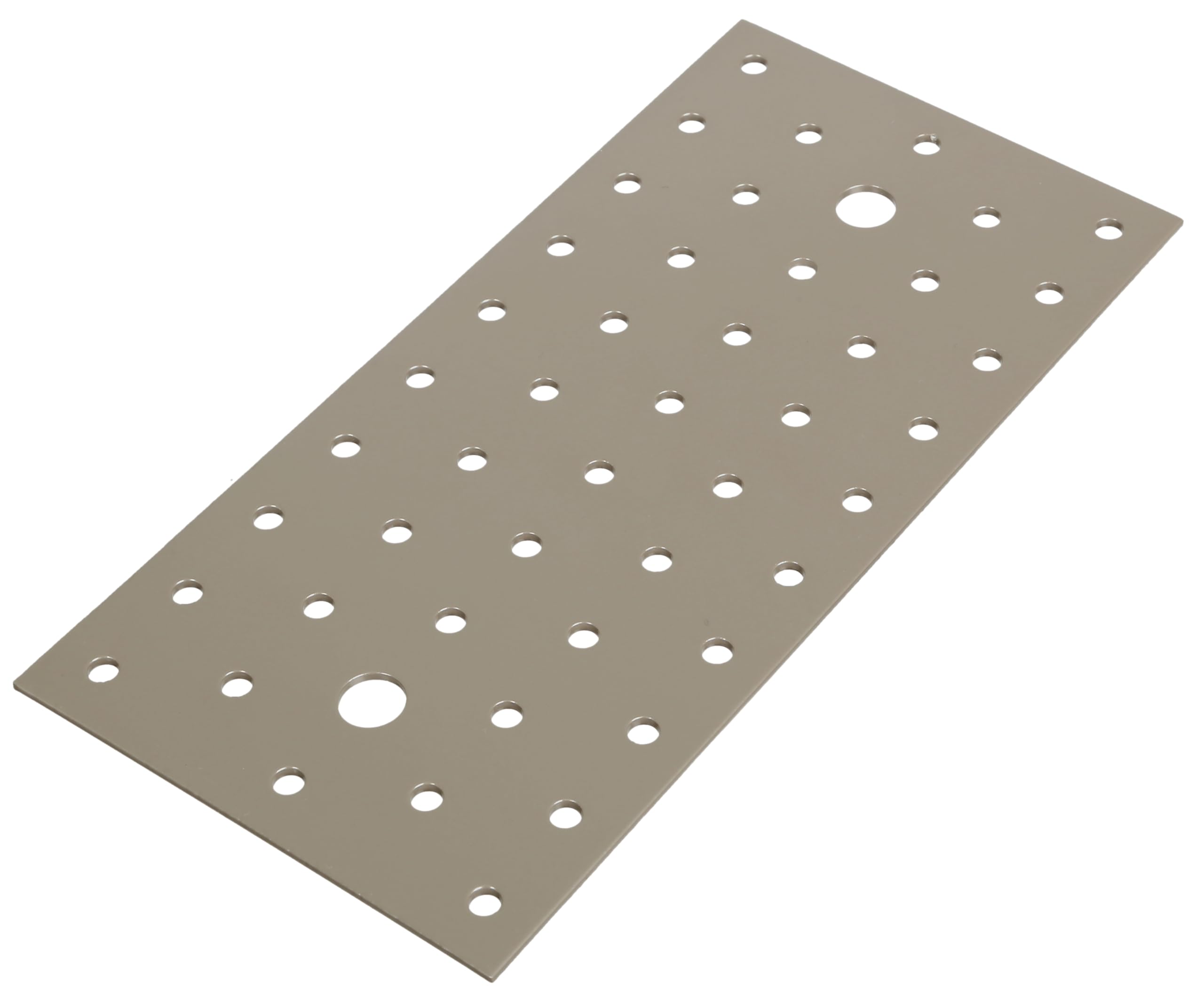 Alberts 822361 DURAVIS® Plaque multi-trous | couleur rouille, à couche duplex | taille 200 x 100 x 2 mm | kit de 25