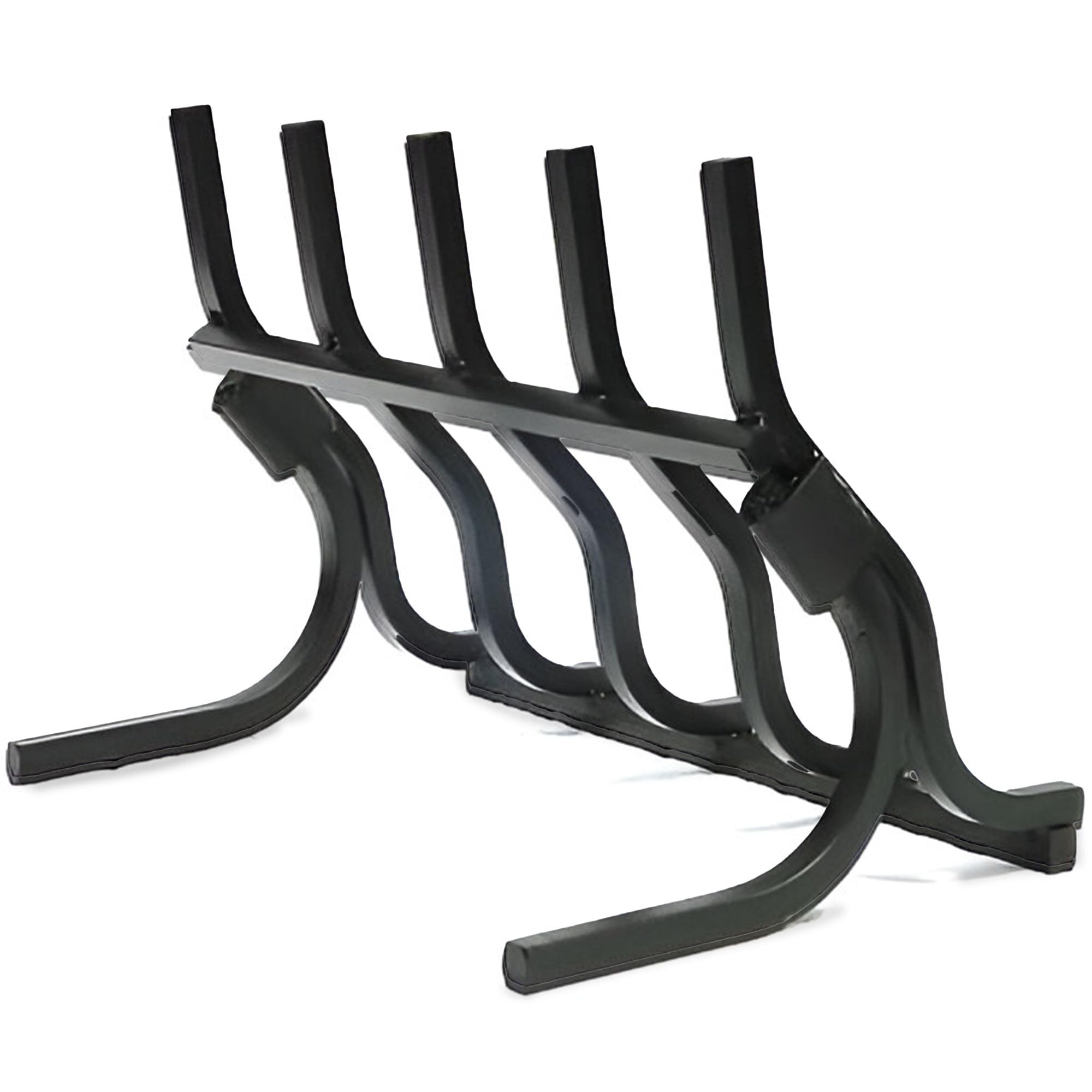 Grate Wall of Fire Model M-5 Smoke-Free Fireplace Grate – 21" Wide, 15" Tall, Heavy-Duty Alloy Steel – Boosts Heat Output, Reduces Smoke – Fits