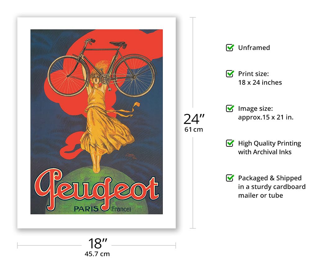 Amazon.co.jp: プジョー 自転車 - パリ、フランス - ジャン・カルル作