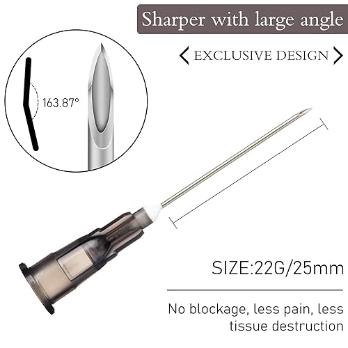 Miniatura 2 de Agujas desechables, envueltas individualmente. (22G-25MM)