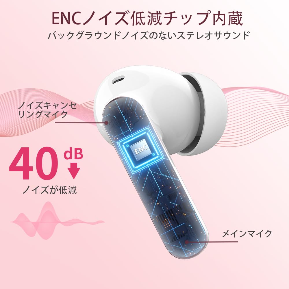 即購入OK⭕️ Bluetooth イヤホン Bluetooth5.3技術 Amazon.co.jp: ワイヤレスイヤホン bluetooth【2025改良型·音質