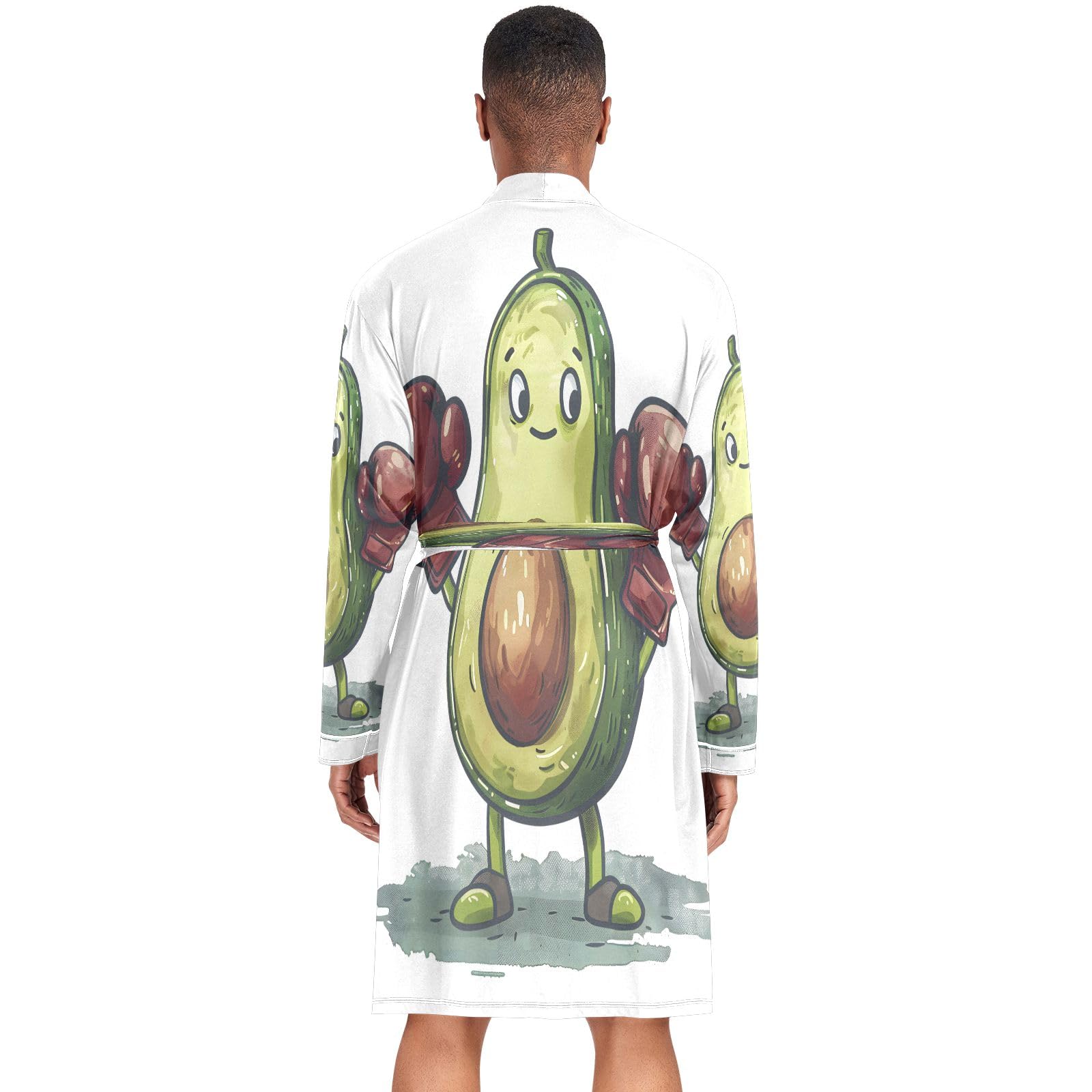 Peignoir de bain léger pour homme - Mascotte d'avocat