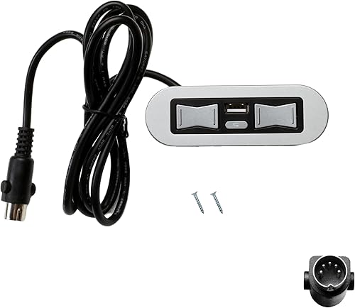 Uetmulik Silla elevadora reclinable eléctrica Emomo 5 botones 5 pines control manual modelo HX90HU reemplazo con USB