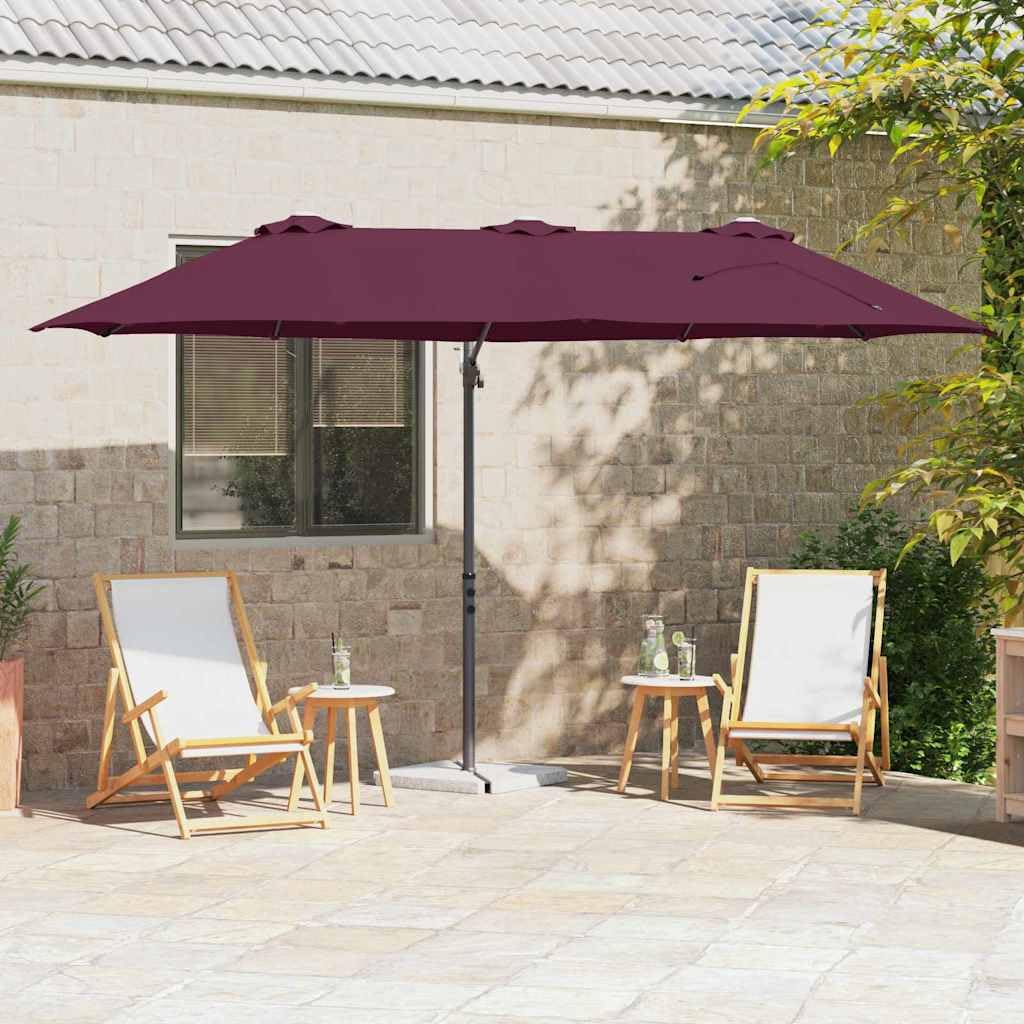 SYDE Parasol przeciwsłoneczny 372 x 198 x 243 cm poliester i aluminium