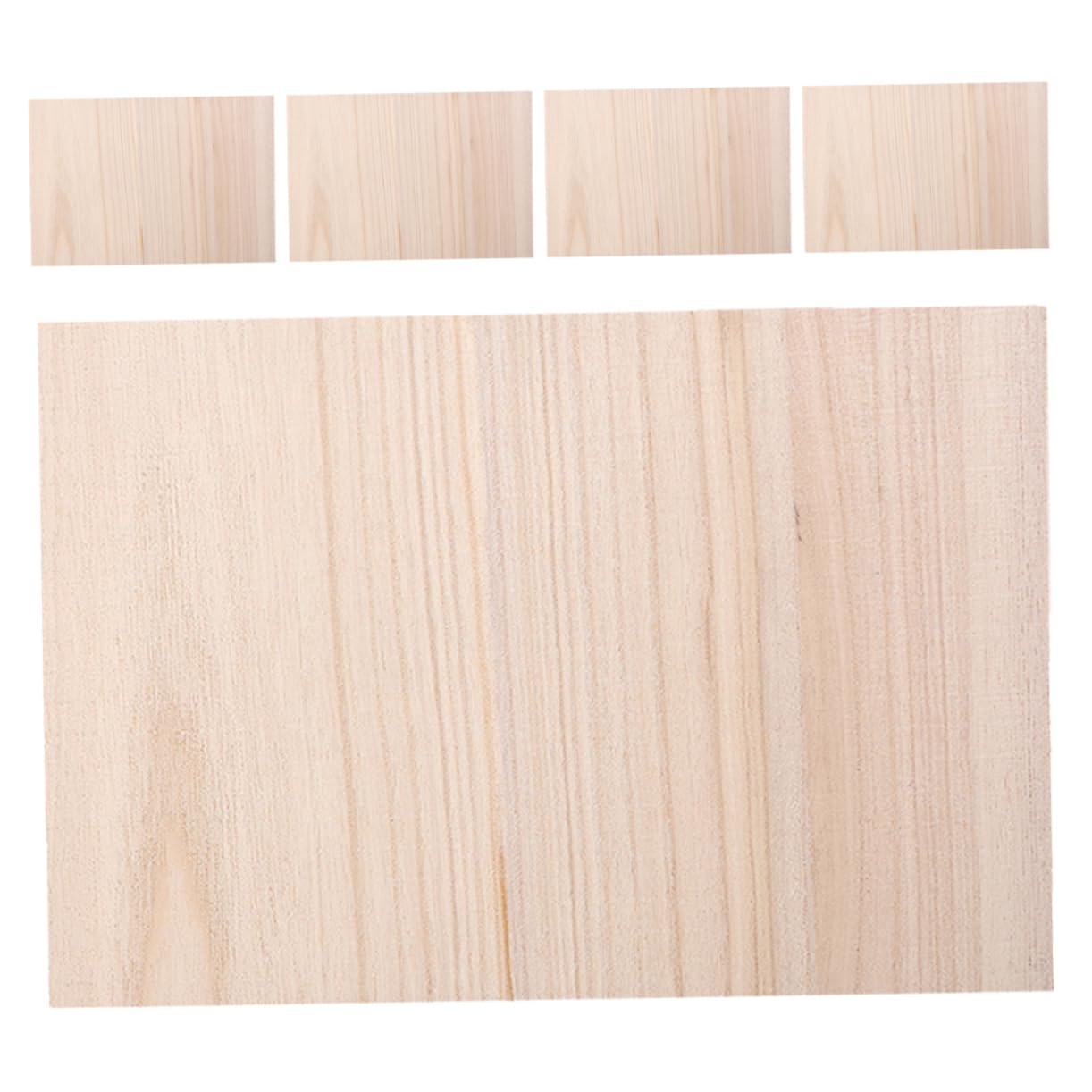 Gogogmee Reusable Durable 5pcs Taekwondo Kick Pad Wooden Martial Arts Training Board for Breaking Performances