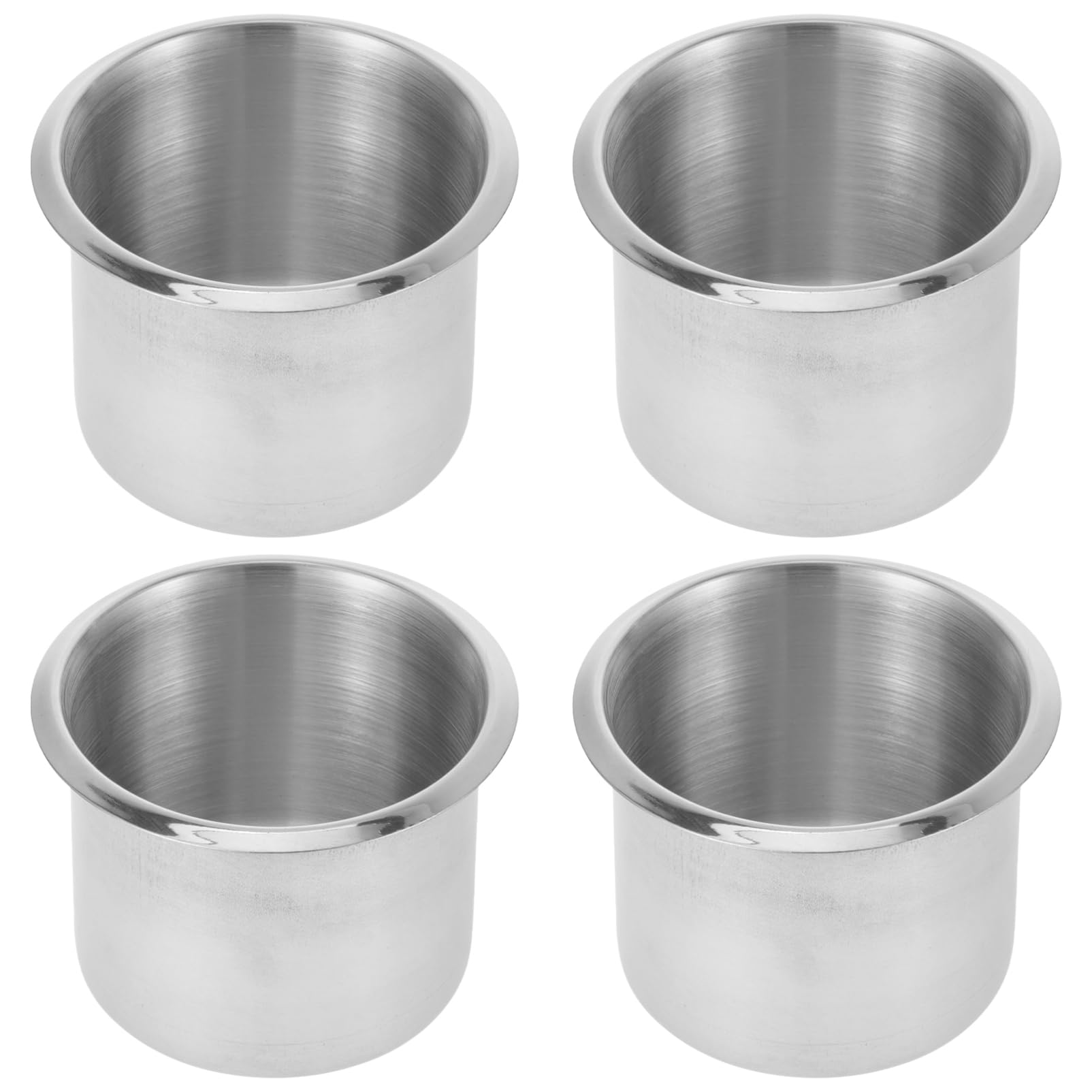 4 Stück Boot Getränkehalter Einbau Cup Holder für Tisch Rv Yacht Robuste und Langlebige Halterung für Getränke Installieren Entfernen Wiederverwendbar