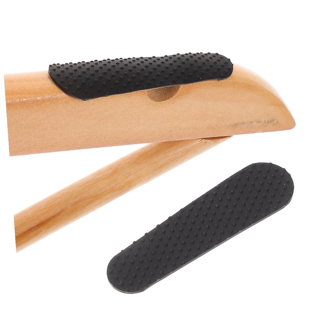 200 empuñaduras de silicona antideslizantes para colgar madera y plástico, almohadillas adhesivas resistentes para conservación de ropa y soluciones de almacenamiento seguro
