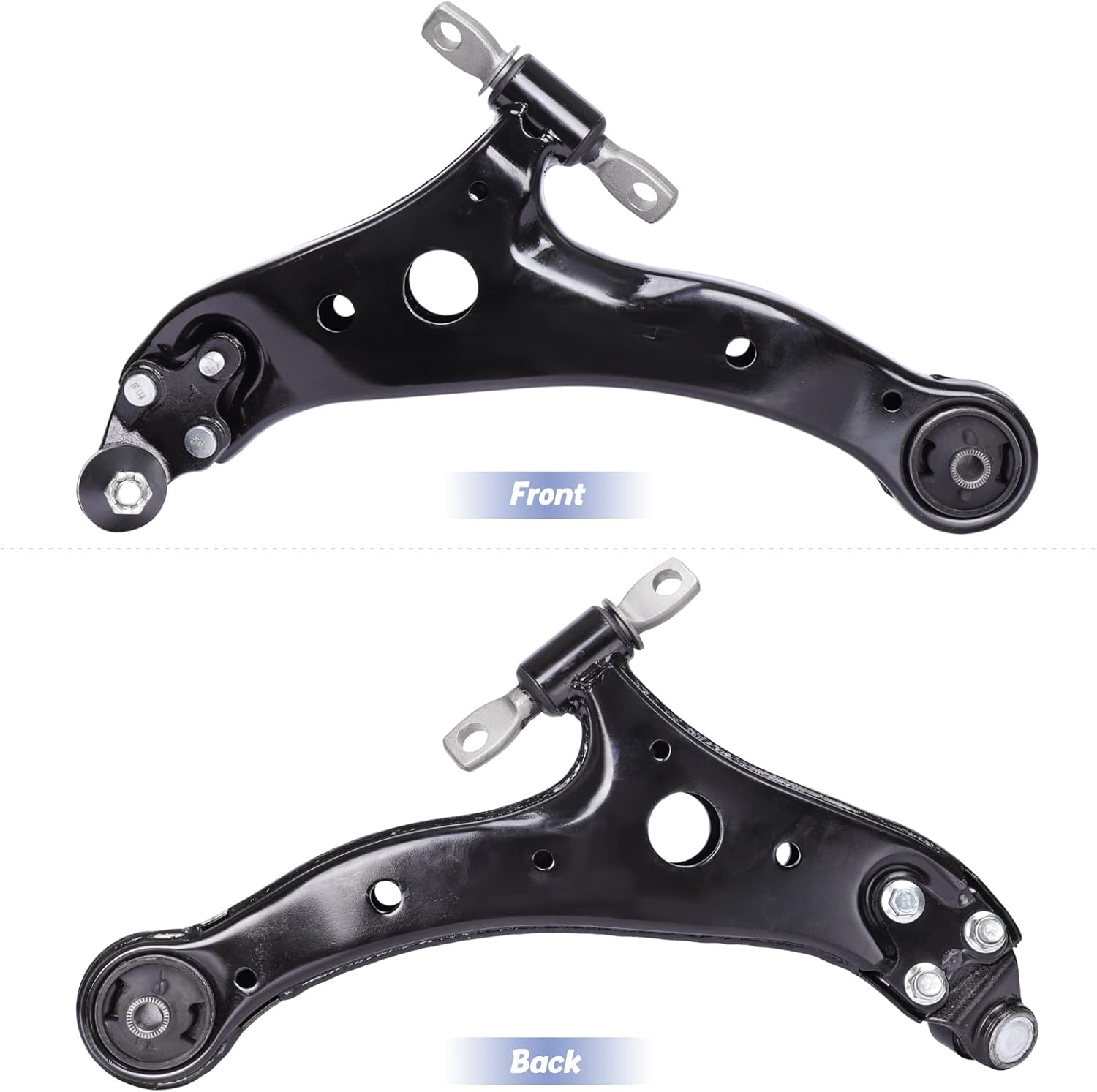 LCWRGS 2pcs Front Lower Control Arm w/Ball Joint Replacement for Lexus ES300 ES330 ES350 RX330 RX350 & Toyota Avalon Camry Highlander Solara K620333 K620334