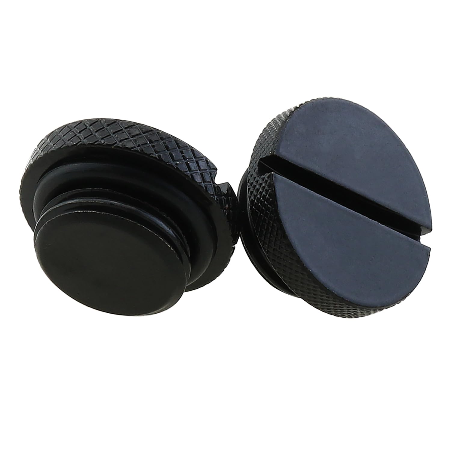 10pcs Black G1/4 PC Water Cooling Stop Fittings with O-Ring for PC Liquid Cooling System image 3