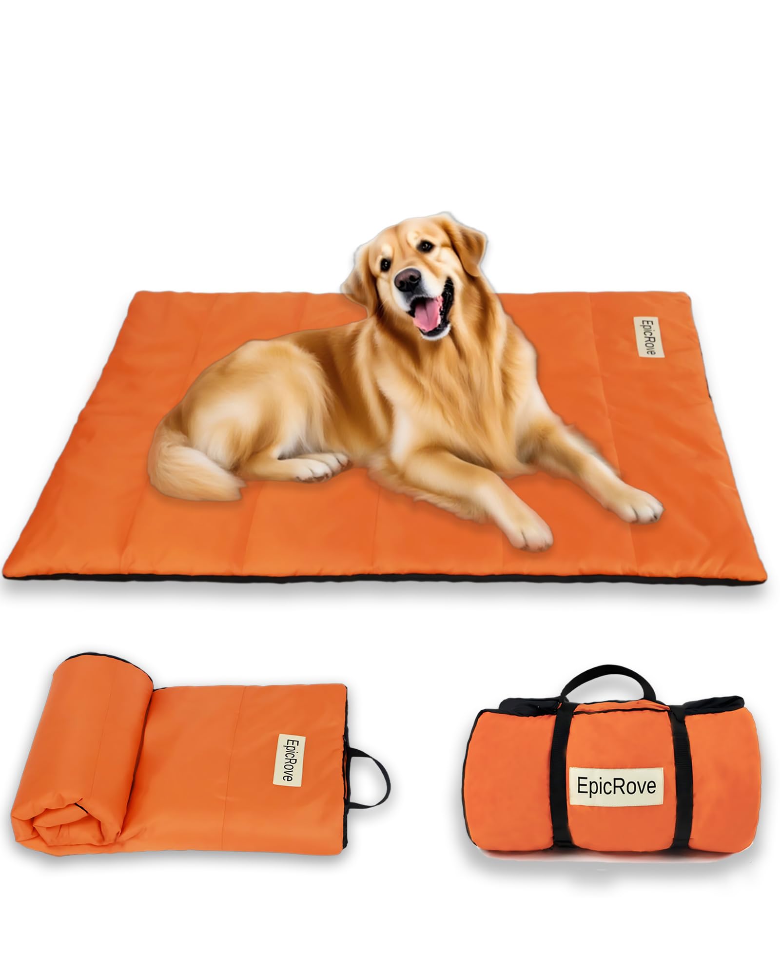 RovePad Base – Tapis pour Chien imperméable 110 × 68 cm, antidérapant, Lavable en Machine, résistant aux Griffes – Idéal pour Maison, Voiture, Voyage et Camping
