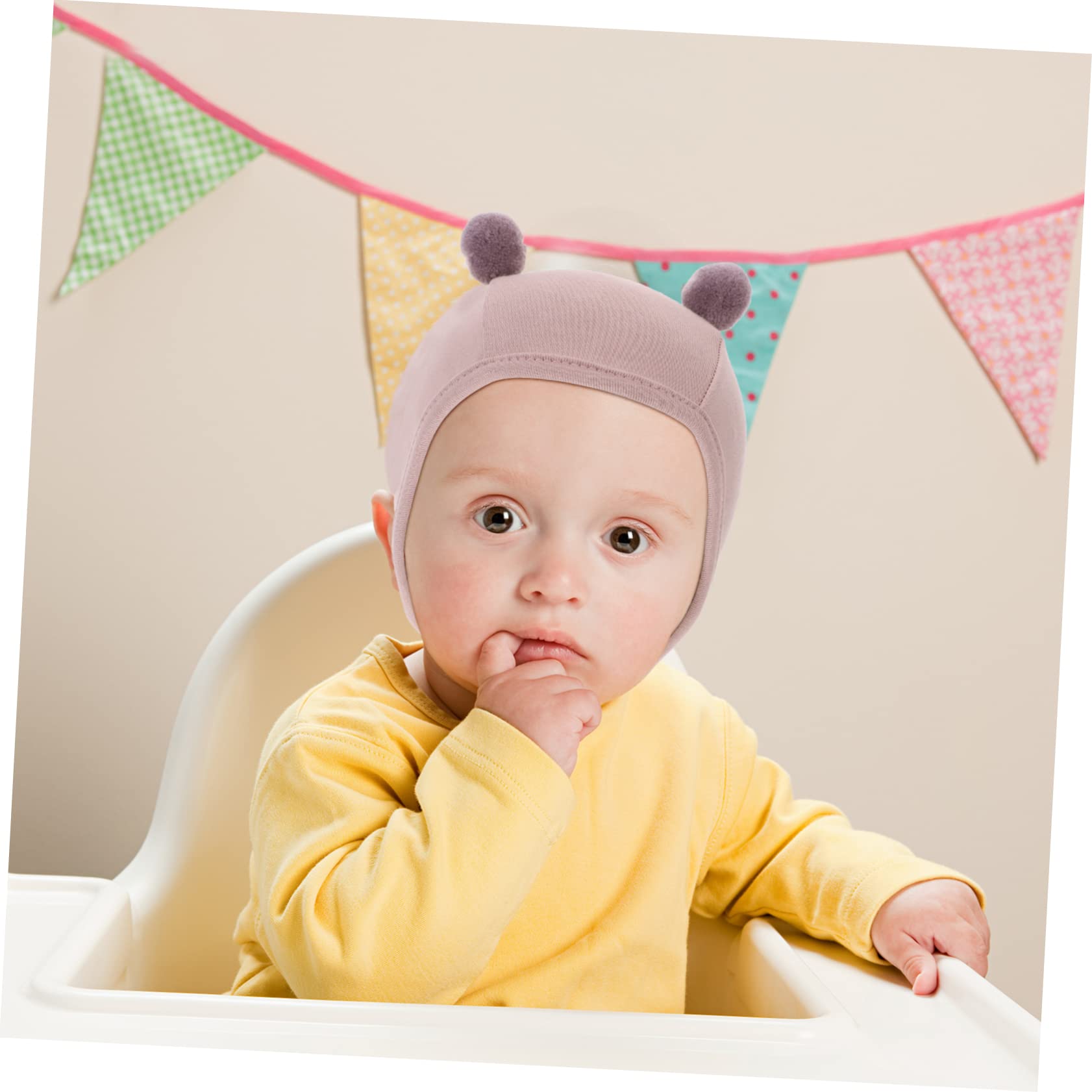 10 Stück Baby-Mütze, Babywolle, dünner Abschnitt, Baumwollkappe/78 (wie abgebildet, 5 Stück, 16,5 x 13,5 cm, 5 Stück)