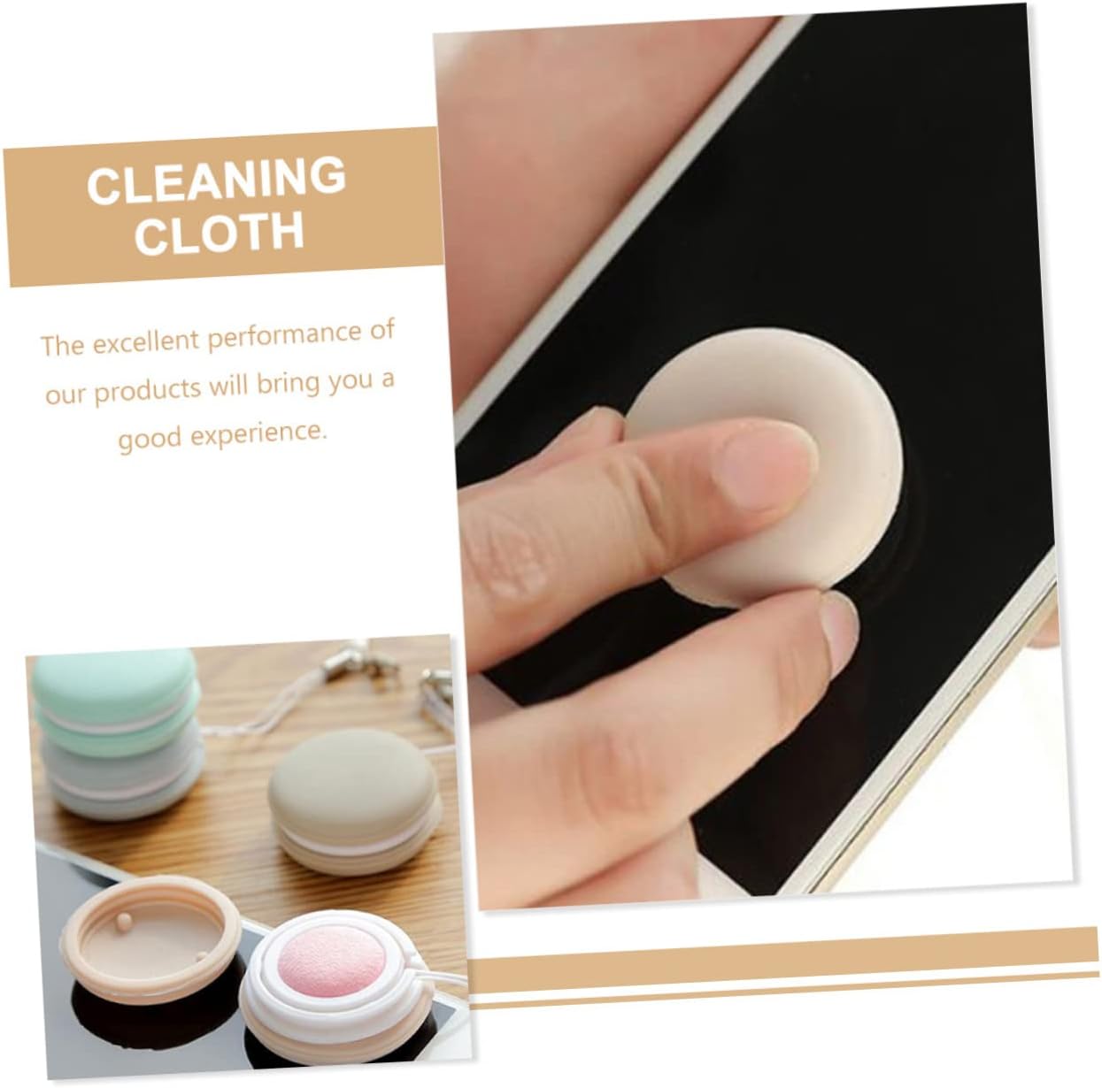 Beavorty 15pcs Glasses Cleaning Lens Wiper Screen Eye Glasses Lens Cleaning Cloth Delicate Surface Cleaner