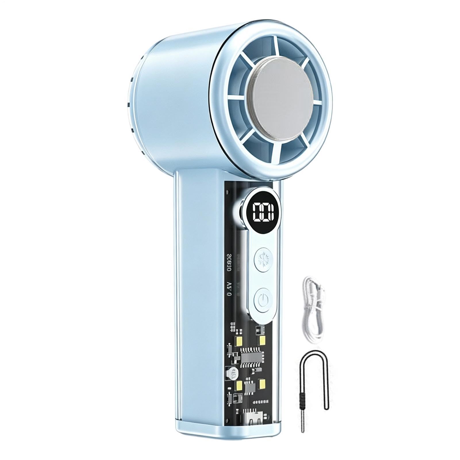 Ventilateur portatif rechargeable USB contre la chaleur au dortoir et voyage