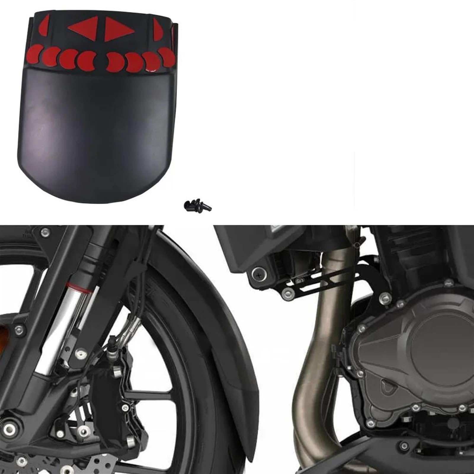 Estensore per Parafango Anteriore Moto Estensione Parafango Paraspruzzi Parafango per Triumph Tiger1200 Tiger 1200 XC/XCX/XRA/Low (2016-)
