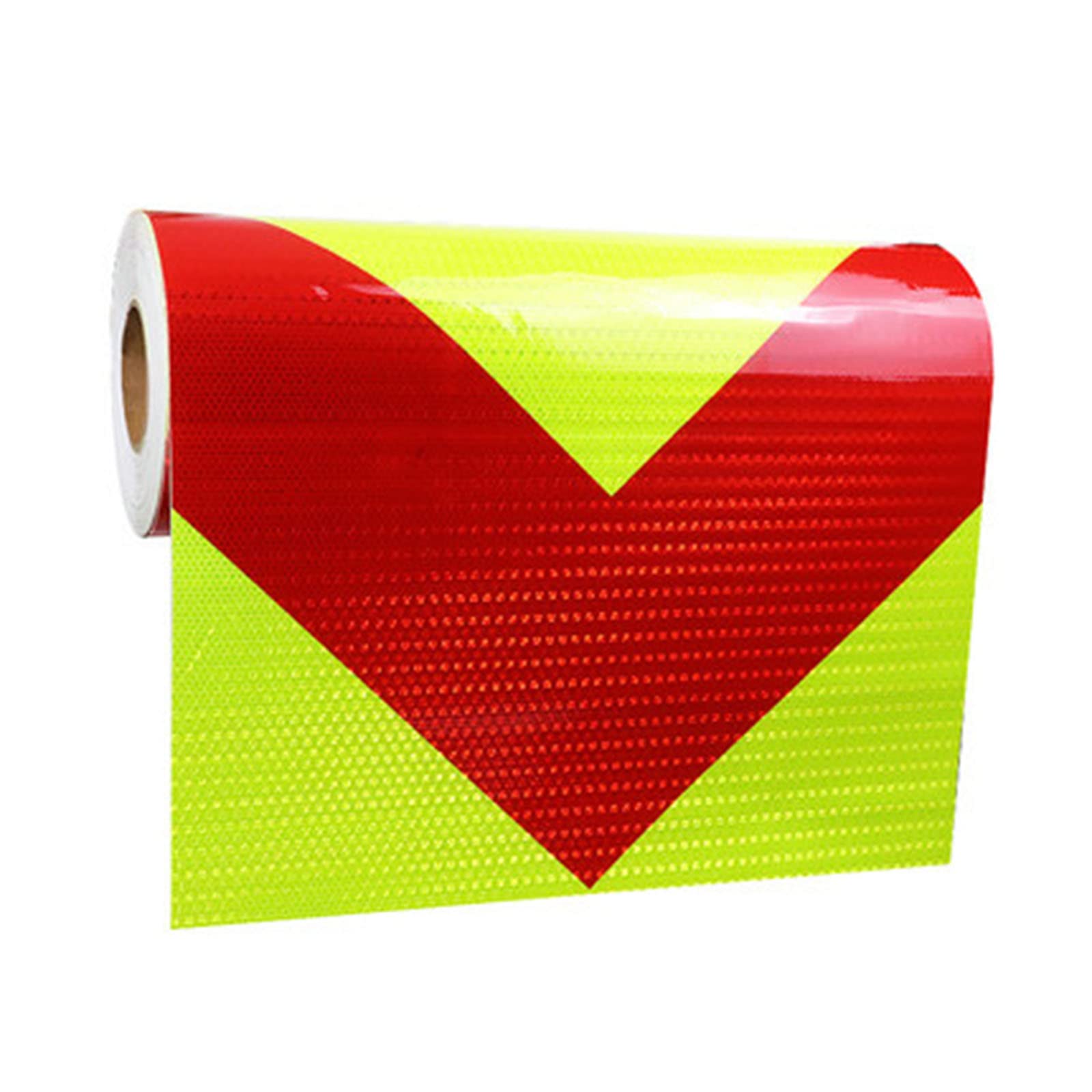 WSNDY 10Mx50cm Ruban Avertisseur Réfléchissant, Réflecteur Ruban Adhésif De Sécurité pour Flèche Orientation, Bande D'avertissement Visible pour Véhicules, Vélos, Extérieur, Voitures