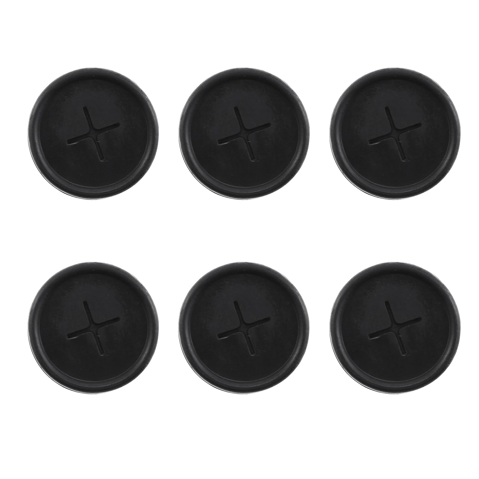 Caishun 6PCS Rubber Meat Probe Washers 1in Probe Retaining Latch Food Grade Silicone Washers Rubber Gaskets for Smoker Grill Rubber Meat Probe Grommet