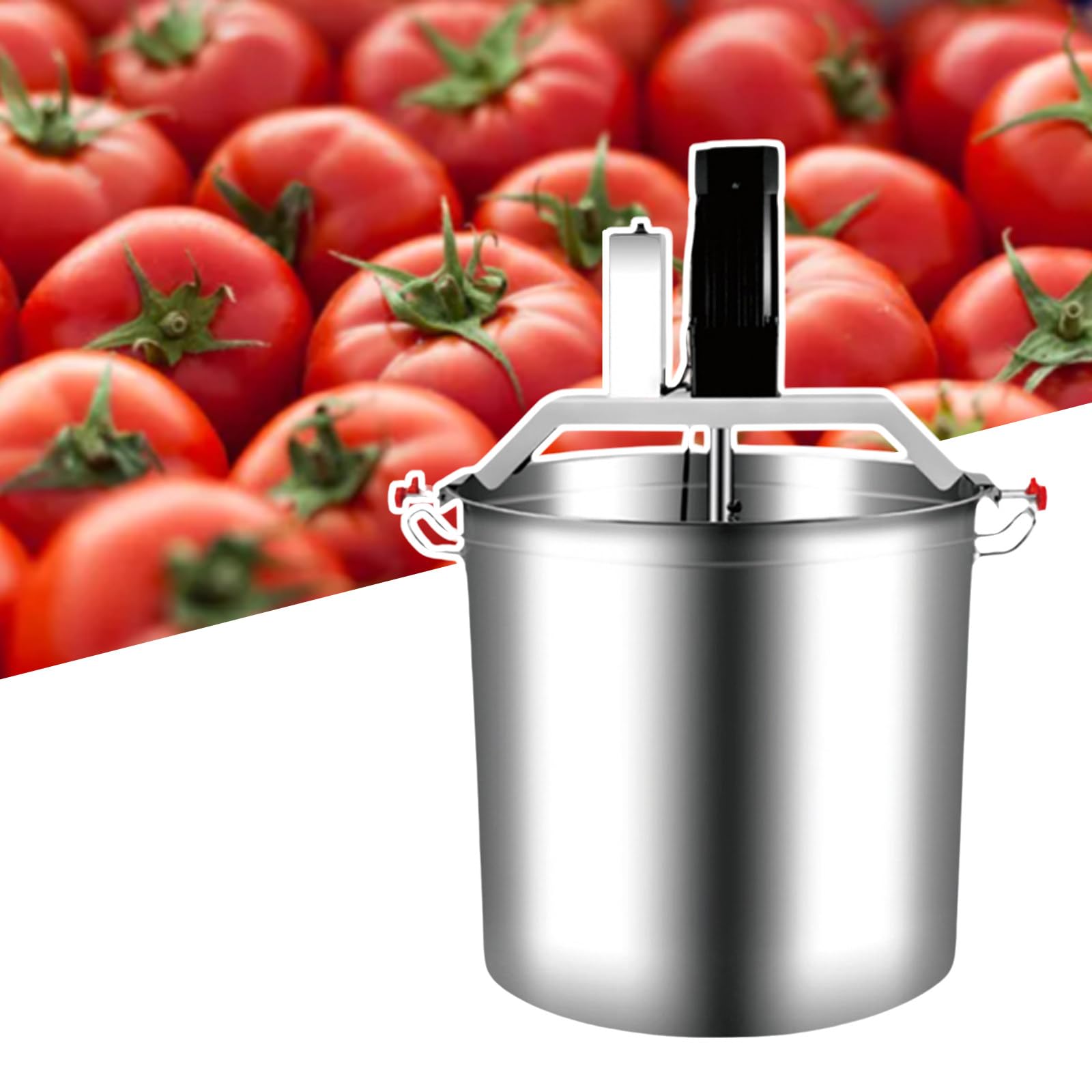 SENJINGHUA Automatic Jam Stirrer 180W, Stainless Steel Electric Mixer, for Cooking Agitator, Chocolate Paste Heat Mixing Machine, Food Mixer Pot,80L-220V