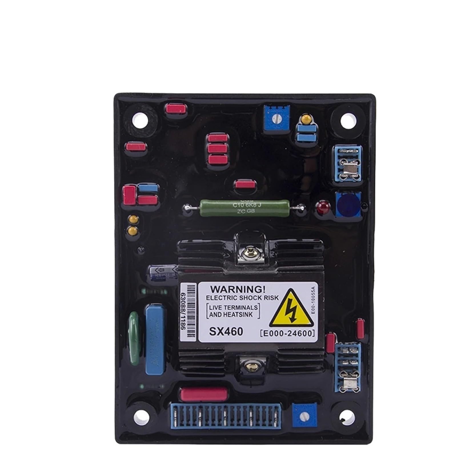 Regulador de Voltaje automático Regulador de Voltaje automático SX460 for Piezas del estabilizador de Potencia del generador(Red Hard Rubber)