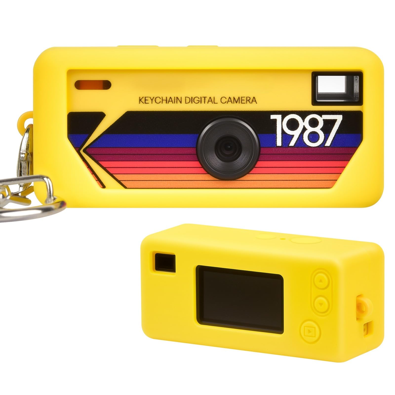 KODAK CHARMERA キーチェーン デジタルカメラ　イエロー　黄色 Amazon | for Kodak CHARMERA キーチェーンカメラ用 シリコンケース