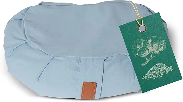 Cojín de Yoga Ganesh Media Luna - Almohada Meditación Zafu Lavable