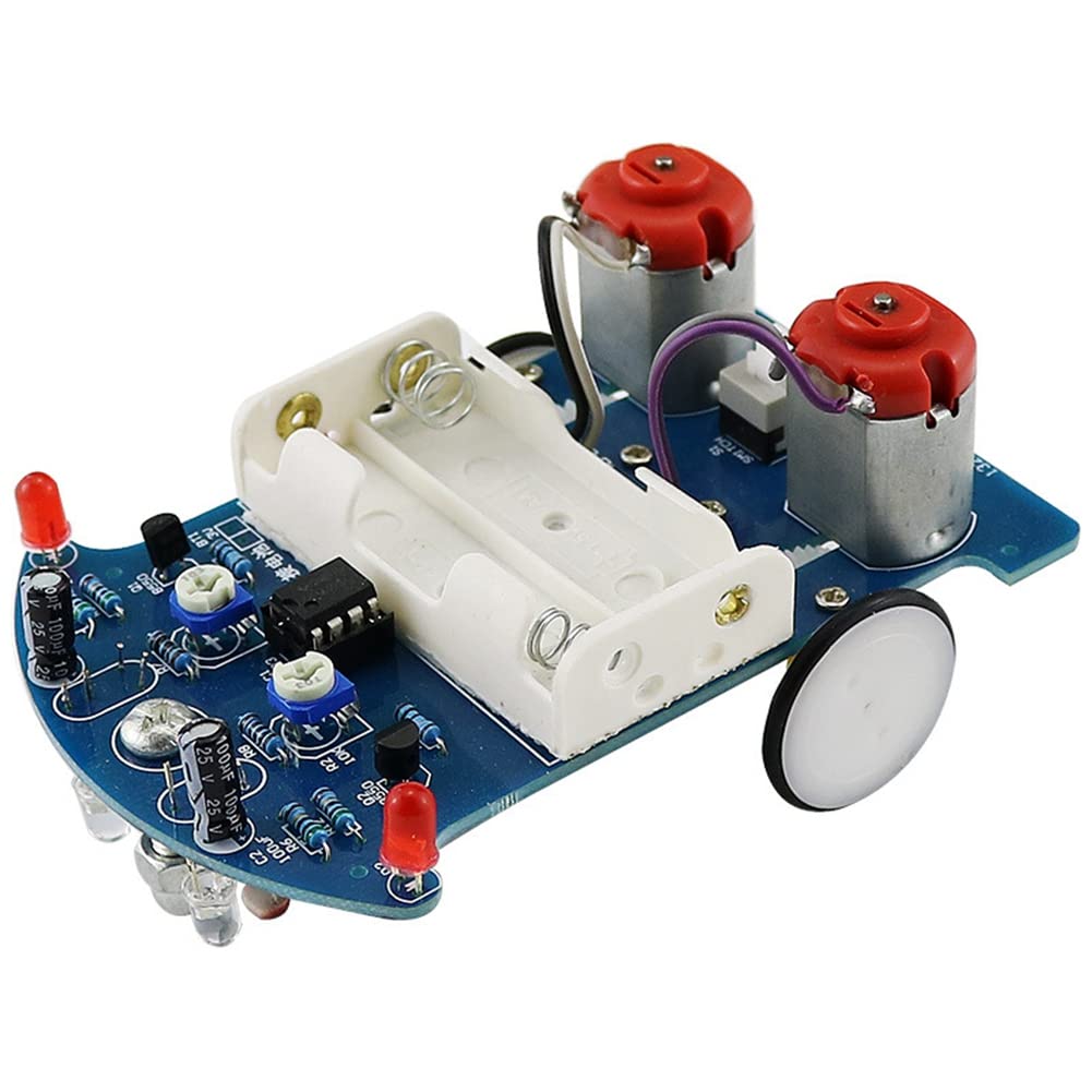 ISTOVO 1 zestaw do lutowania ćwiczeń, zestaw do nauki elektroniki Smart Car Project Kits Track Following RCar DIY DIY Electronic Kit DIY Electronic Kit