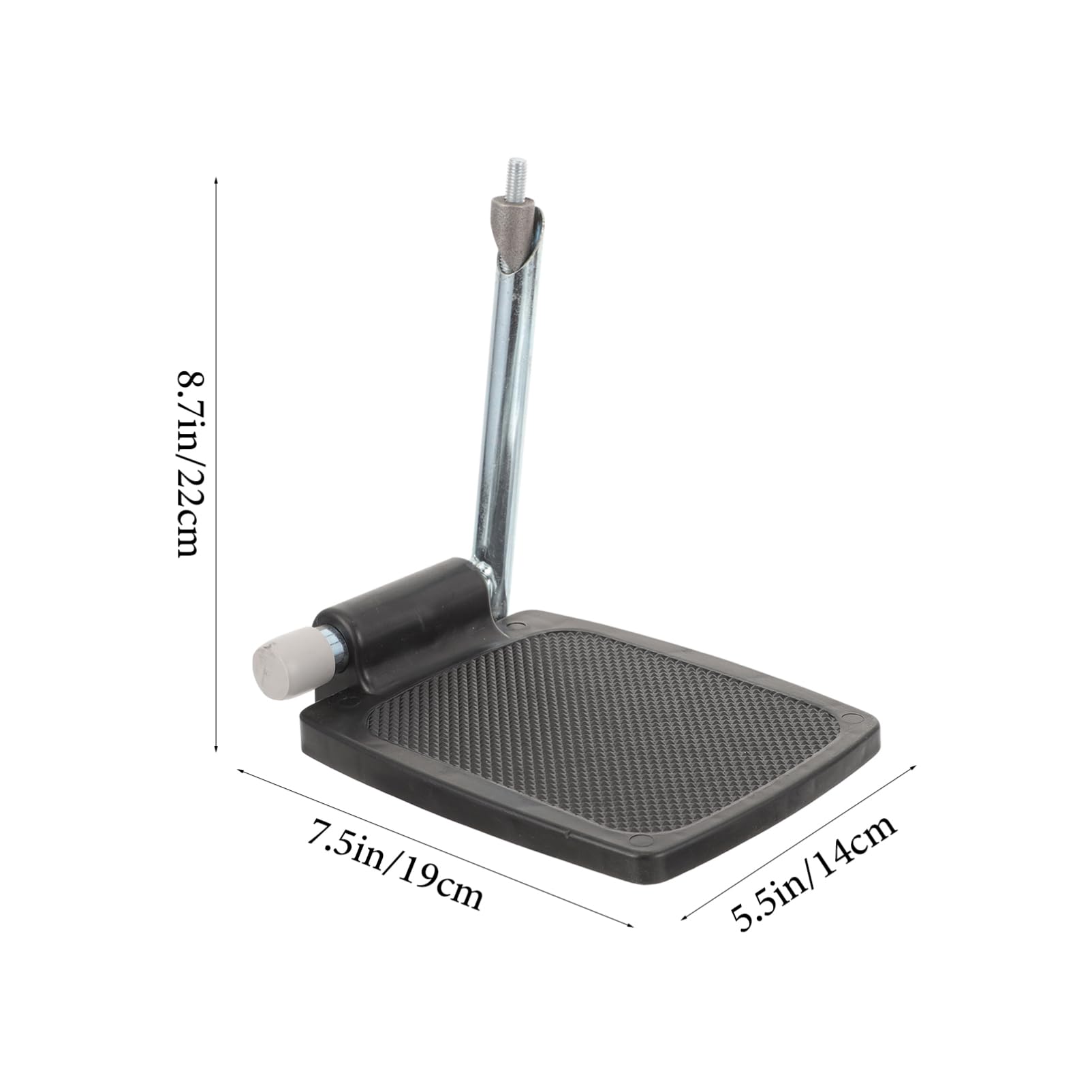 Reposapiés para Silla de Ruedas con Poste Resistente Plegable, Pedal de Repuesto Estable para Personas Mayores, Accesorio Compatible Multifunción para Movilidad y Color Aleatorio