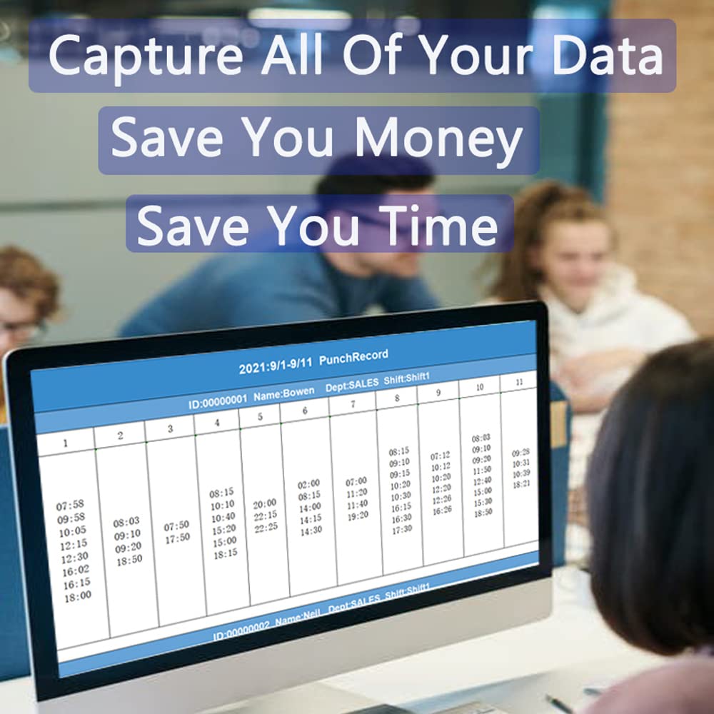 Buy KINGHOS Time Clock Overtime, Lunch Time, Break Time and Working