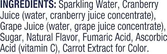 Ocean Spray Sparkling Cranberry Juice Drink, 11.5 Fl Oz Cans, 4 Count (Pack of 6)
