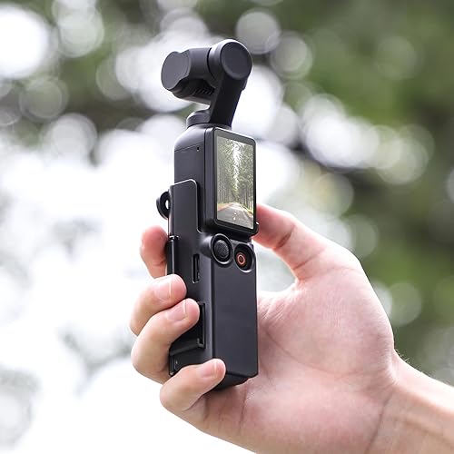 Miniatura 3 de Funda de soporte de bisel adaptador de cámara C para DJI OSMO POCKET 3, apto para linterna LED micrófono de luz