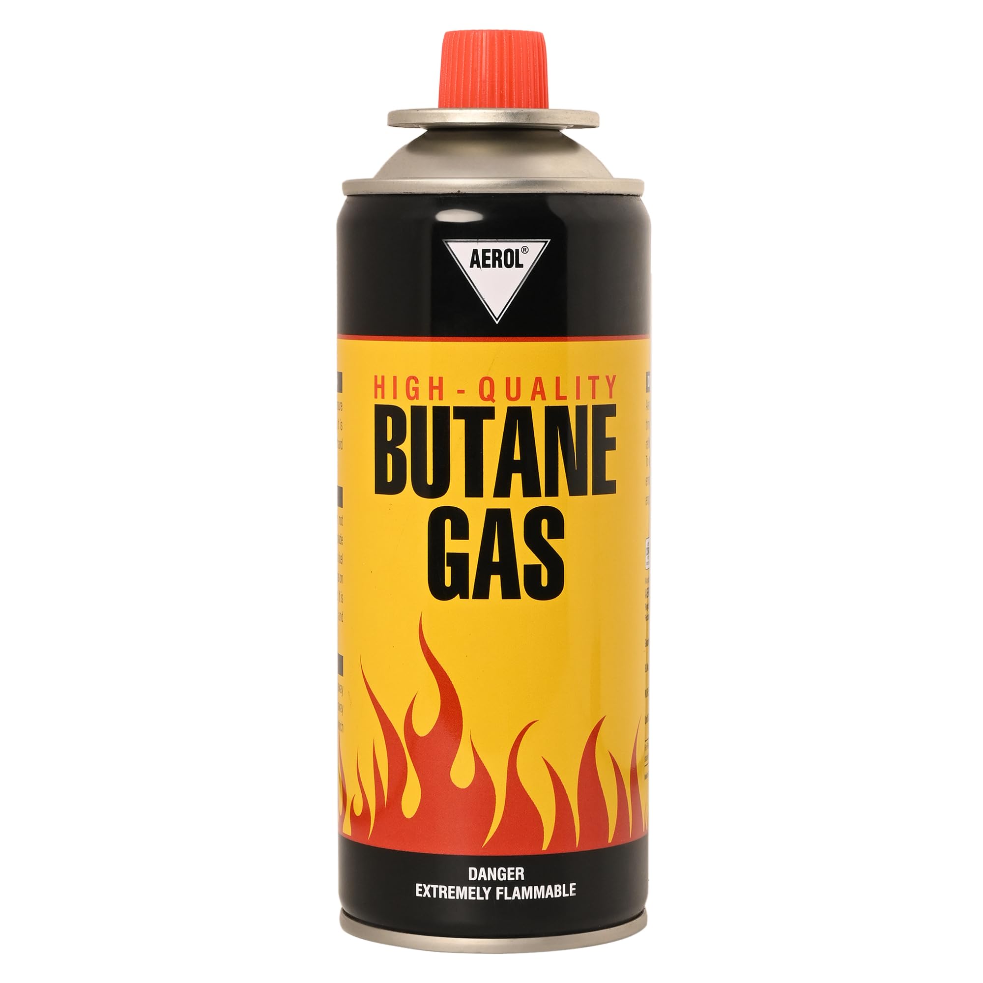 Aerol Portable Butane Gas Canister Flame Can for Camping Stove, Flame Torch, and Welding Fuel Gas Grade 1001 (225g/400ml)-picture-32