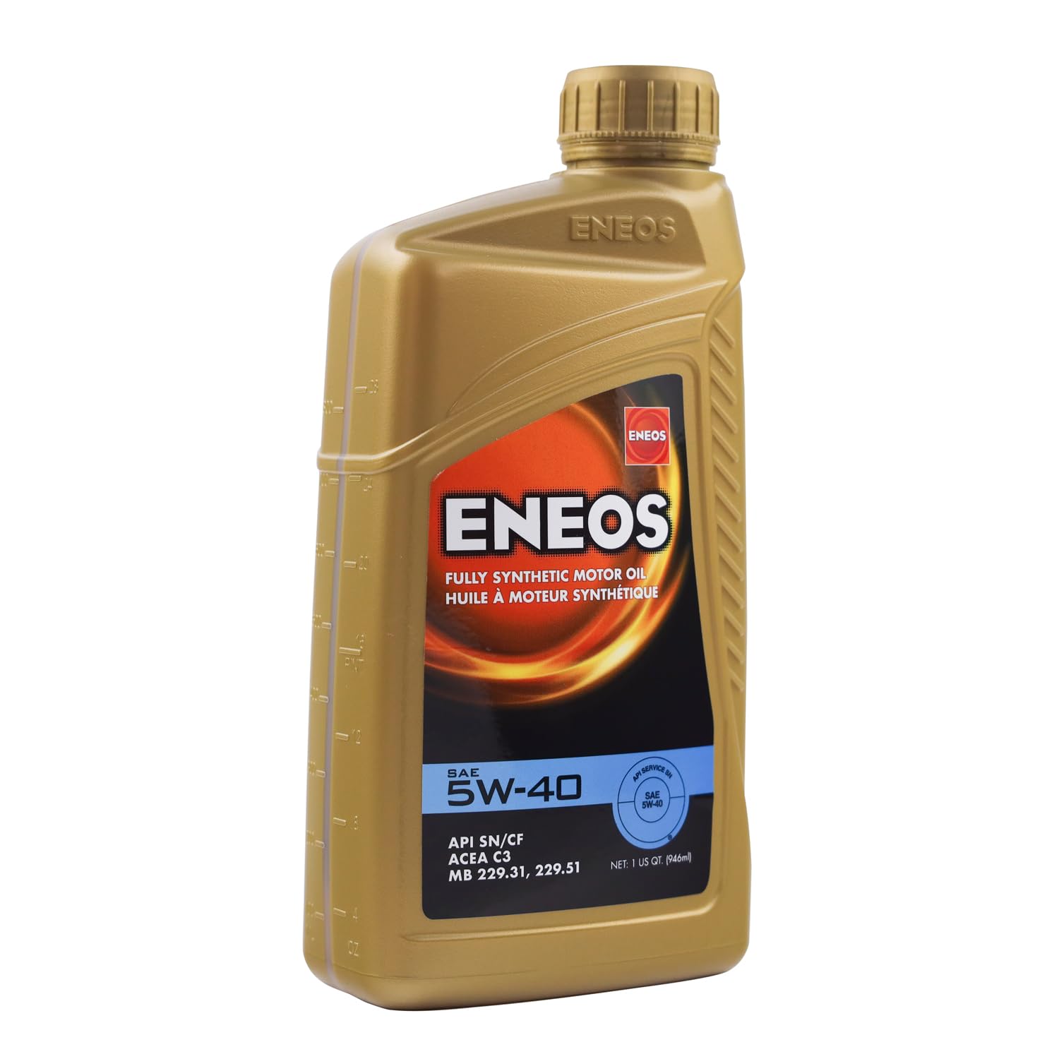 Amazon.com: ENEOS 3704-300 5W-40 Fully Synthetic Motor Oil, 1