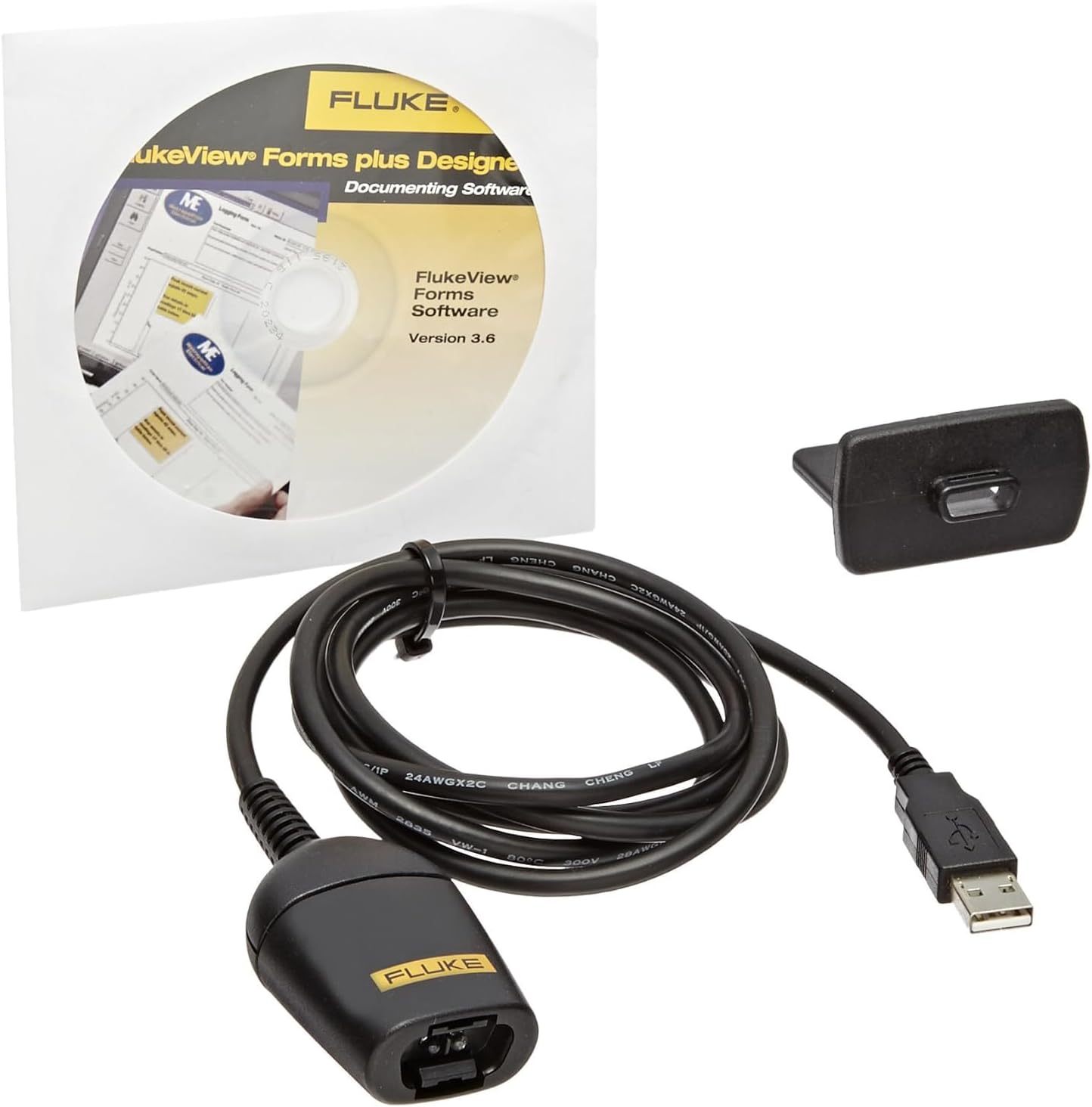 Fluke FVF-SC2 FlukeView Forms Software with Cable for 280 Series, 53-II B and 54-II B, 180 Series, 789, 1550B and 1653B