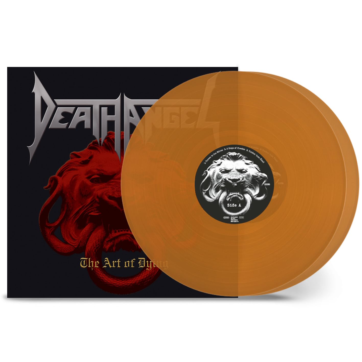 Death Angel The Art Of Dying Colored Yellow Transparent Vinyl LP New