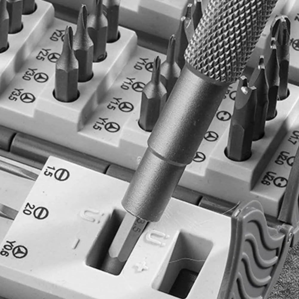 Spring Precision Screwdriver Set, Screwdriver Bit Set, 128 in 1 Precision Screwdriver Set, Professional Tool Set Magnetizing Bit Heads for Most Size
