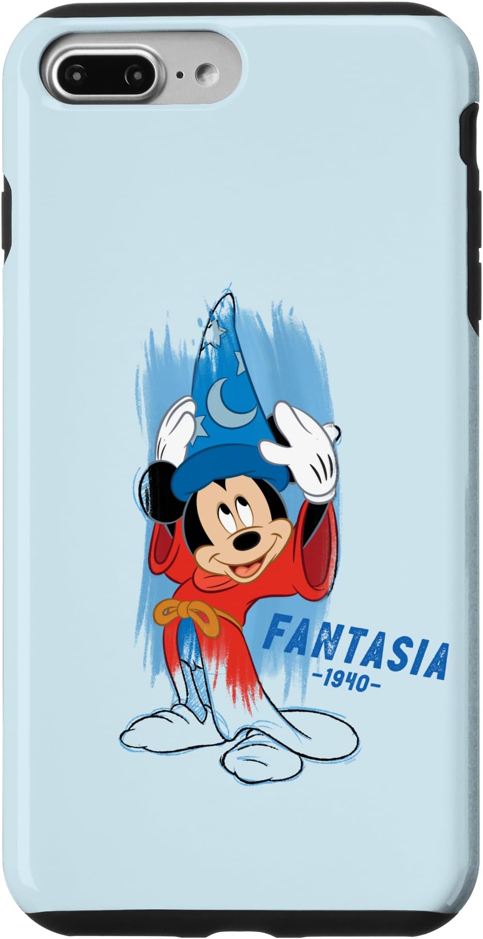 Disney Ink and Paint Sorcerer Mickey Mouse in Fantasia 1940 Case for iPhone 7 Plus/8 Plus
