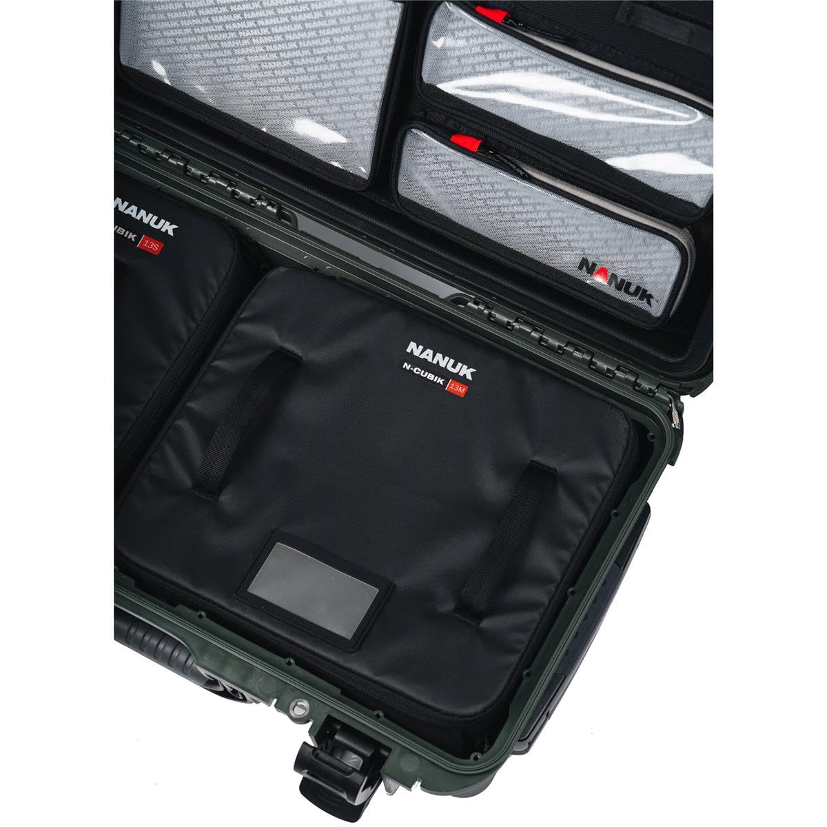 Nanuk N-Cubik 13M ICU - Sistema organizzativo - Adatto a custodie rigide impermeabili 935 e/o zaini da 30 l, 35 l, 40 l, nero