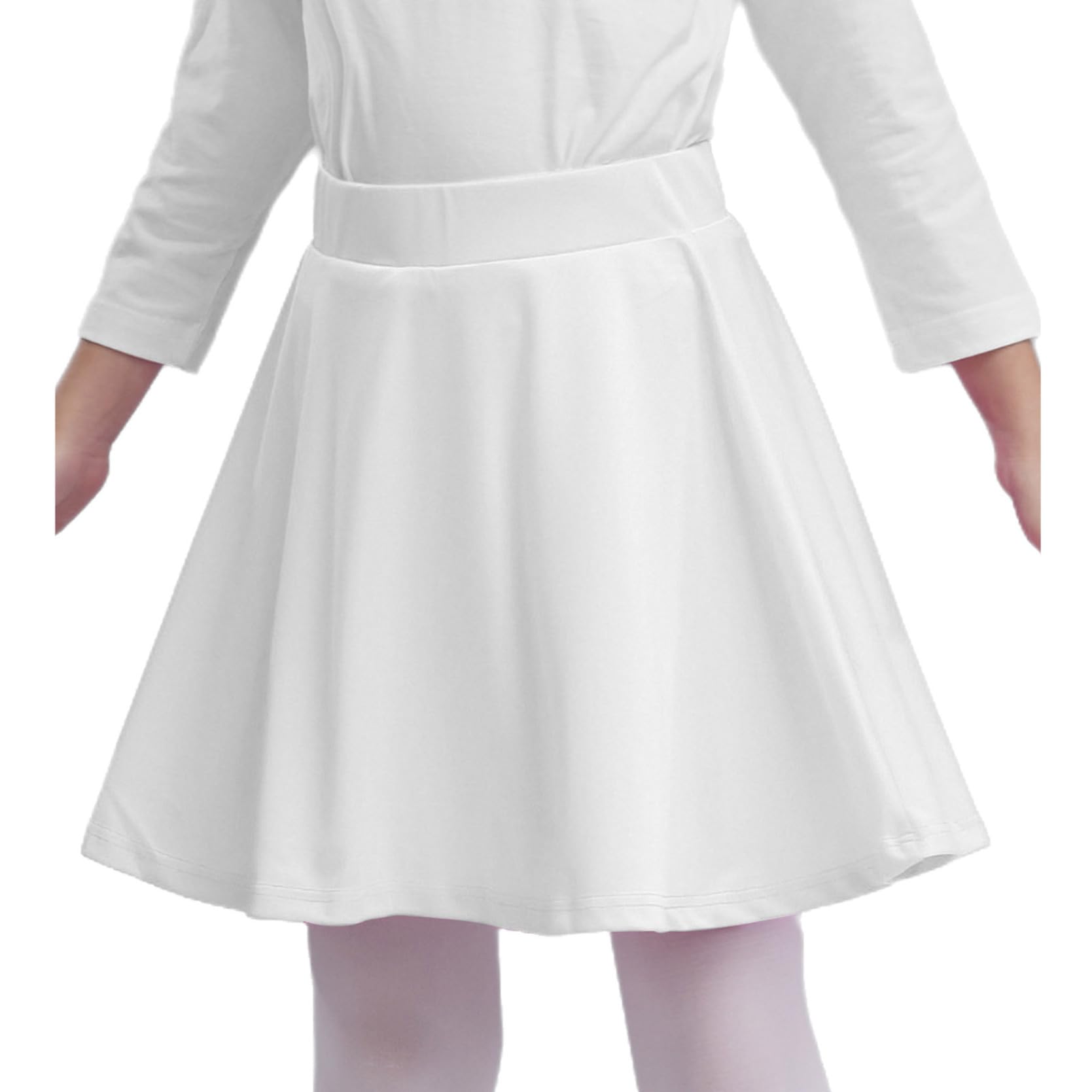 inlzdz Jupes de Tennis Filles Jupe Short de Golf Sport Taille Haute Plissé Mini Jupe de Course Athlétiques Sport Jupe Court Badminton Yoga Fitness Pantskirt 2-12 Ans