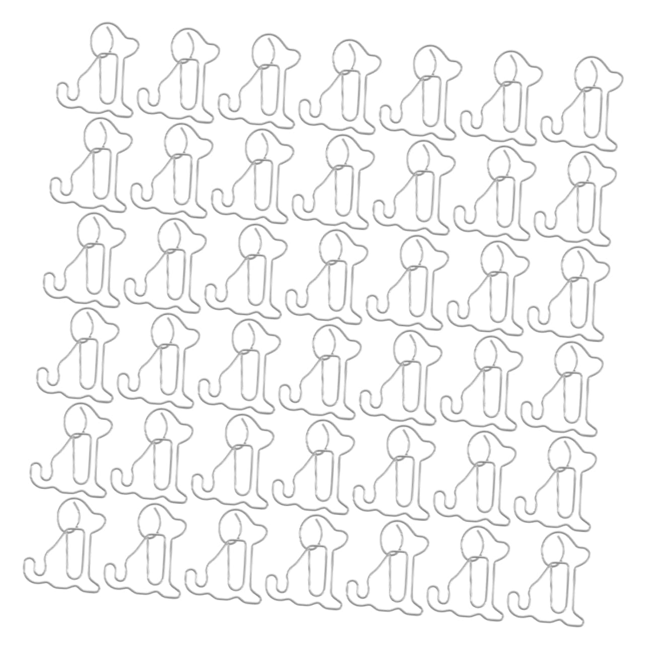 Garneck 4 Set Di Fermagli Per Carta in Metallo Fermagli Per Ufficio Fermagli Creativi A Forma Di Cane Piccoli Fermagli Per Documenti 100 Pezzi*4