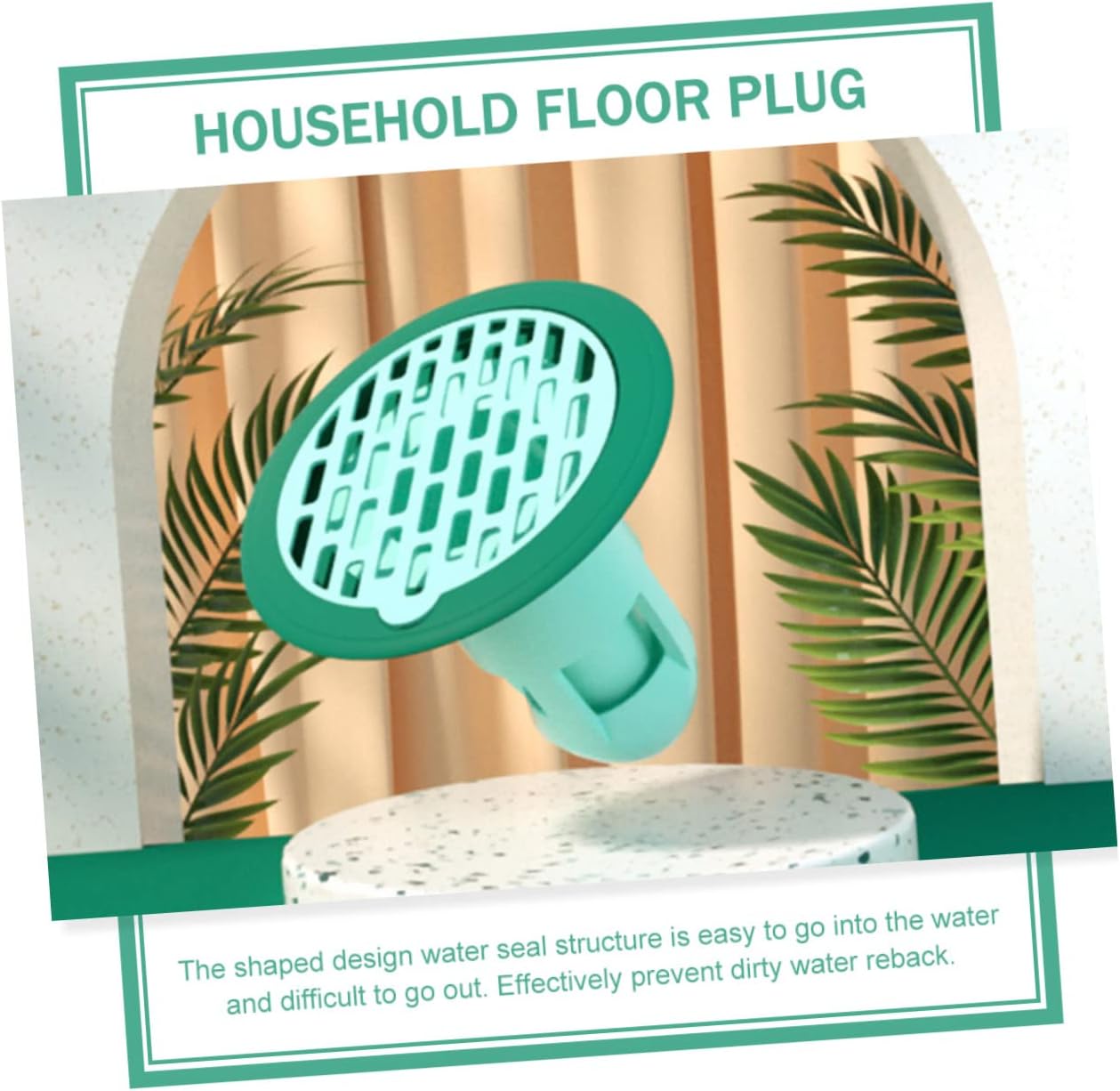 Bathroom Sink Strainer ，6pcs Advanced Drain Covers Bath Tub Shower Floor Preventer Kitchen Backflow