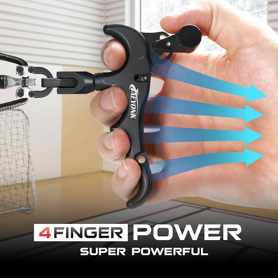 【激レア！】Finger Bow TAEYONK Compound Bow Release The 4 Finger Bow Release is