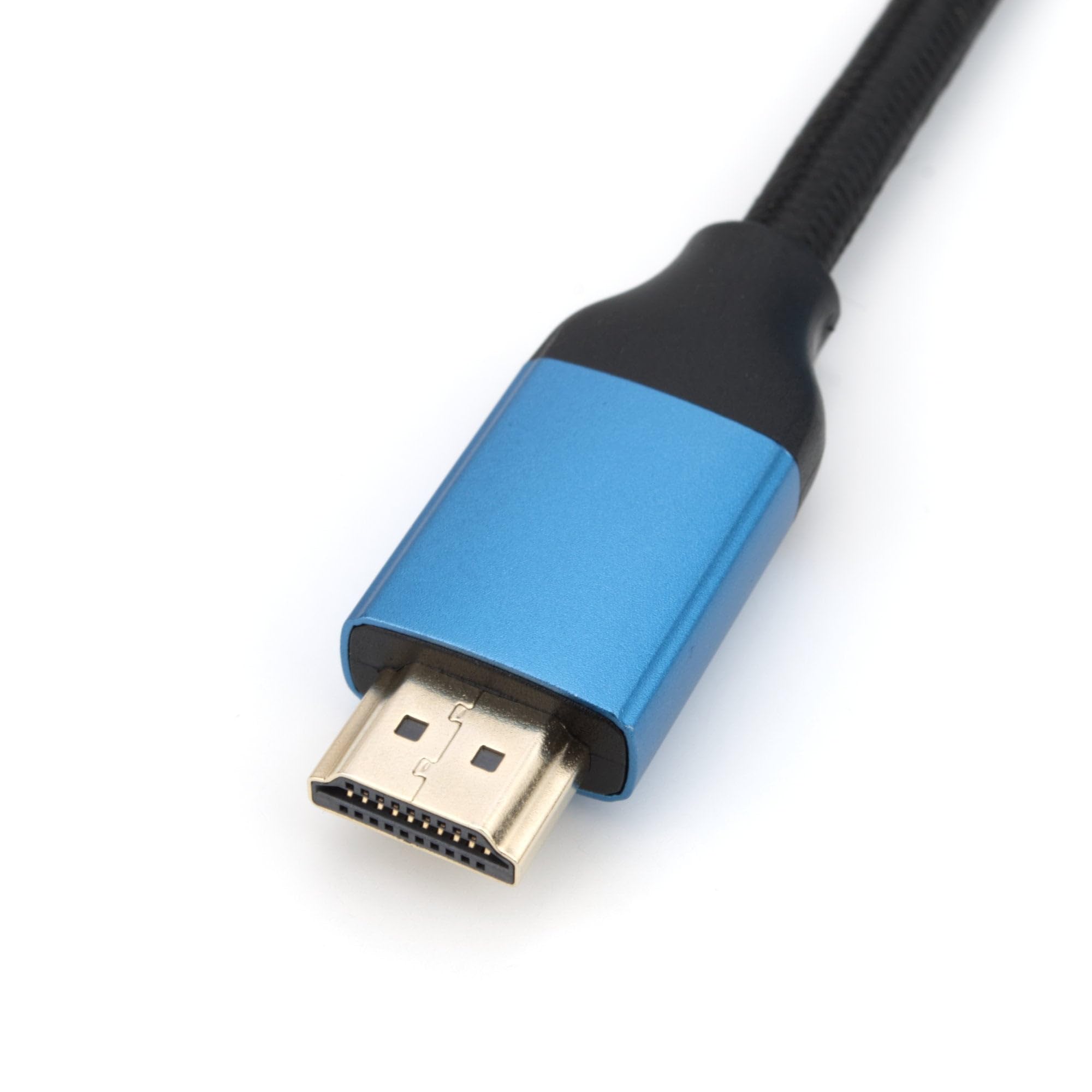 Sewell Cavo HDMI 2.1 certificato ad altissima velocità, 8K 60Hz, 4K 144Hz/120Hz, 48Gbps, HDR dinamico, eARC, cavo intrecciato con teste in alluminio anodizzato, compatibile con PS5, Xbox Series X, PC