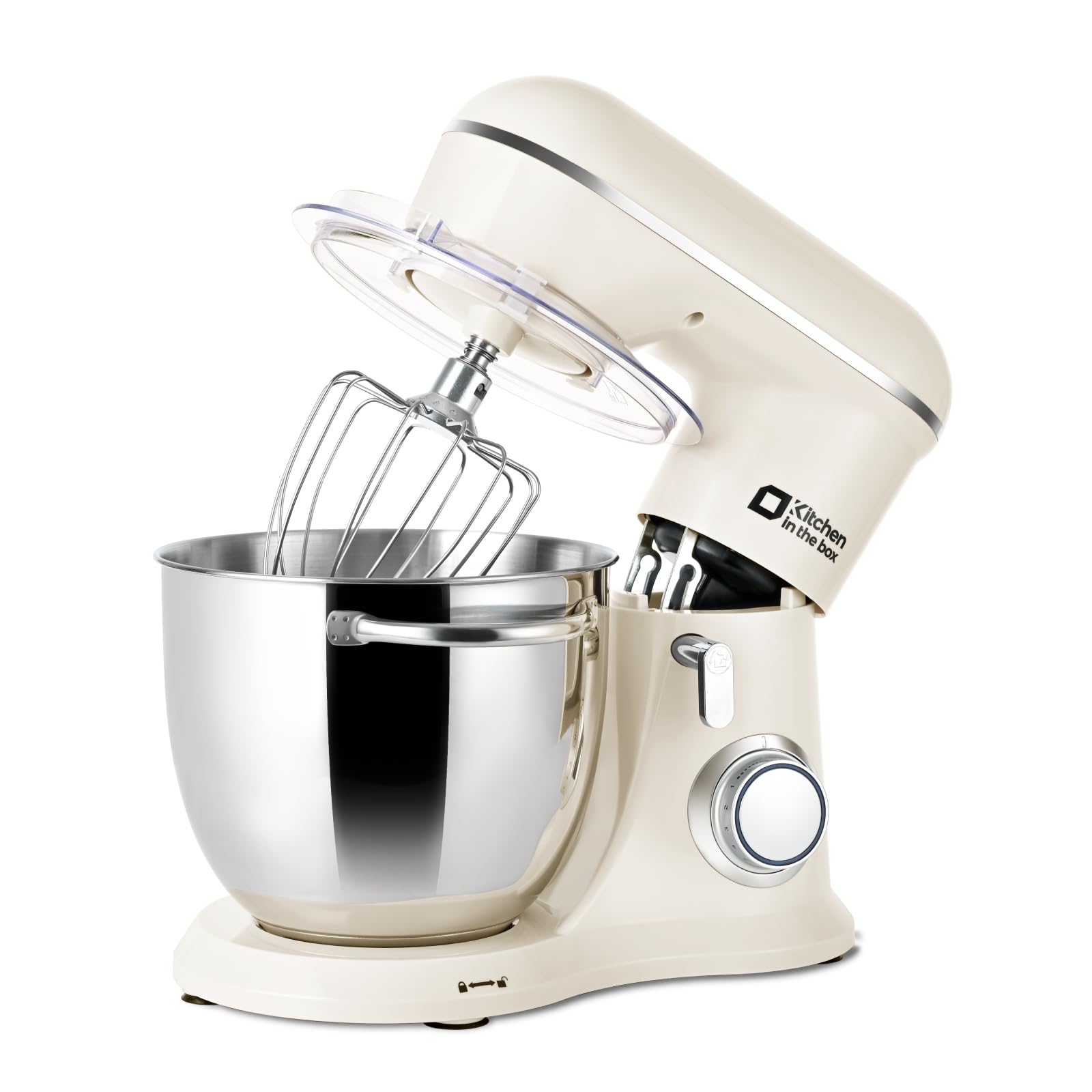Kitchen in the box Compact Stand Mixer, 5L Food Mixer for Small Kitchens