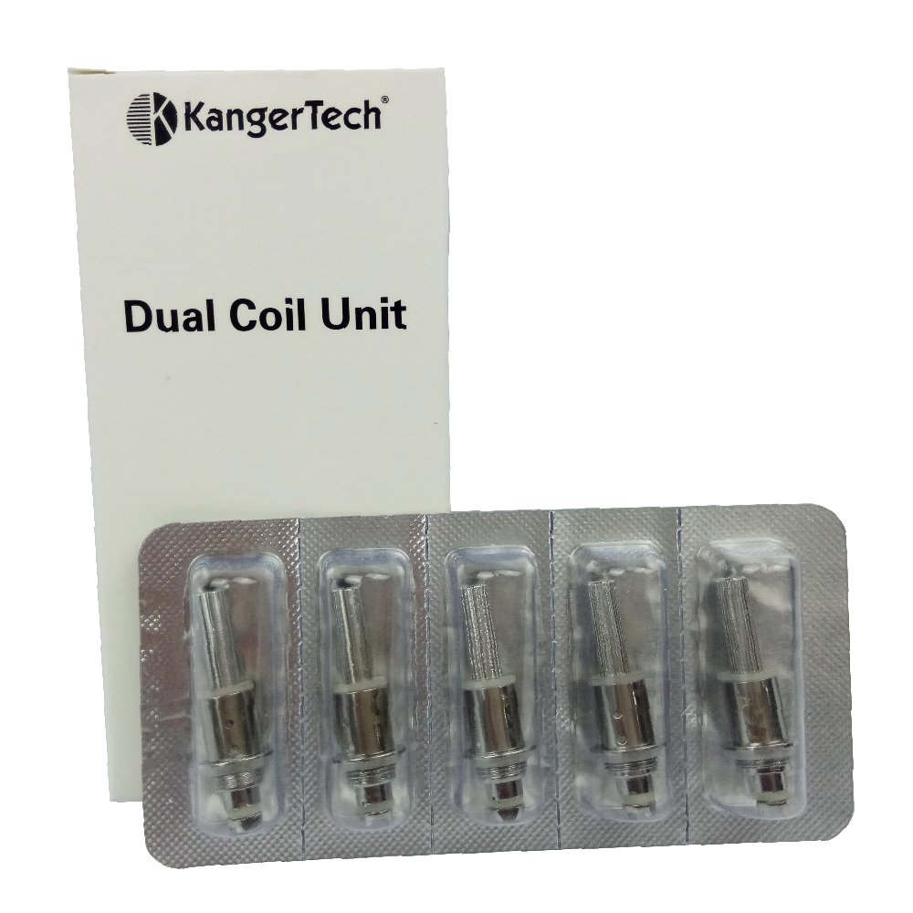 5pcs Genuine Kangertech Kanger New Upgraded Dual Coil Heads 1.5ohm Protank 3 / Mini Protank 3 / Aerotank / Evod2