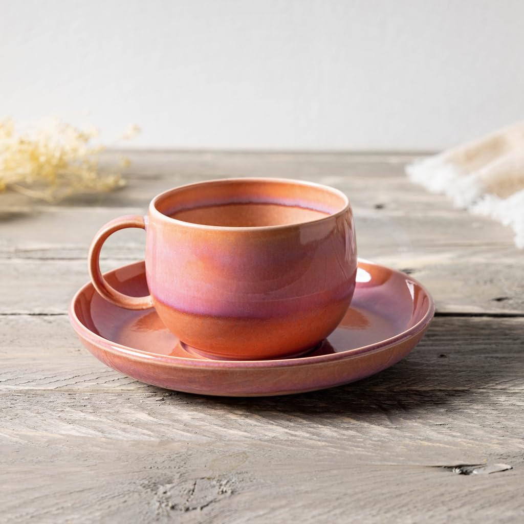 like. by Villeroy & Boch Perlemor Coral Coffee Cup 12 x 9 x 7 cm, 12X9X6,5CM - Image 2