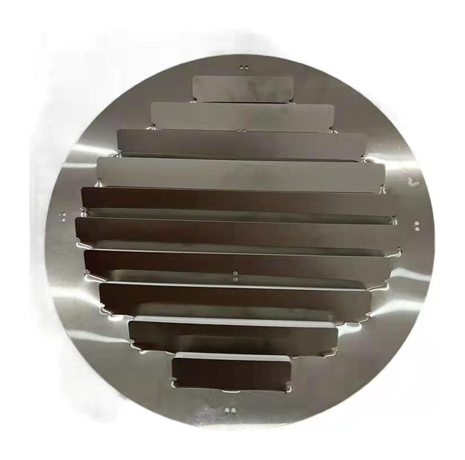 AVkgwrtb Stainless Steel Ac Vent Deflector, Stainless Steel Outdoor Air Conditioner Cover 43-63 cm(46cm)