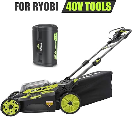 Miniatura 8 de Reemplazo de batería OP40601 de 40 voltios para baterías Ryobi de 40 V compatibles con batería de iones de litio Ryobi de 40 voltios OP4026A OP4060