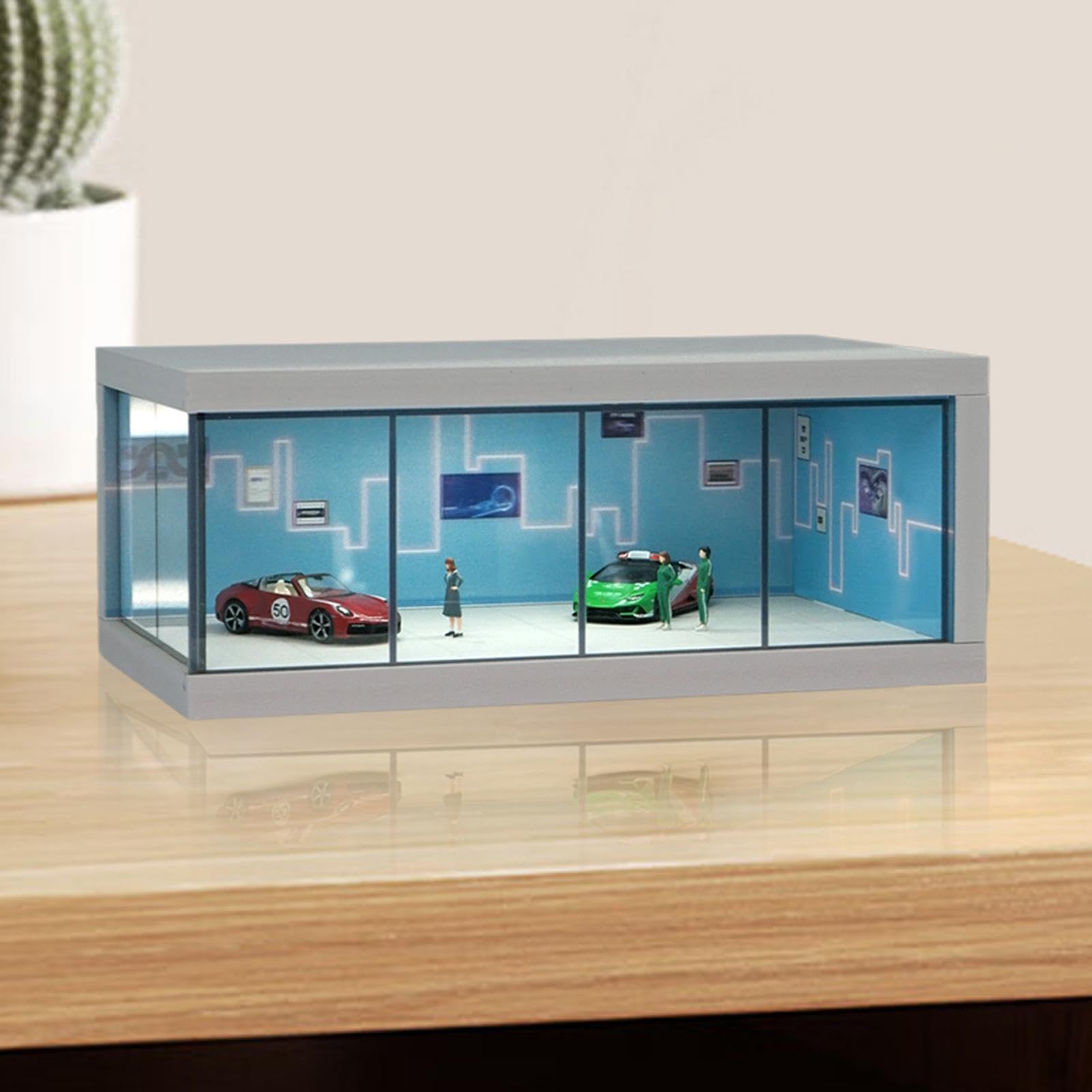 Gablota na modele samochodów Sztaplowalna, Oszczędzająca Miejsce, | Model samochodu w skali 1/64 do realistycznego parkingu, organizer na pojazdy, kolekcja modeli odlewanych,
