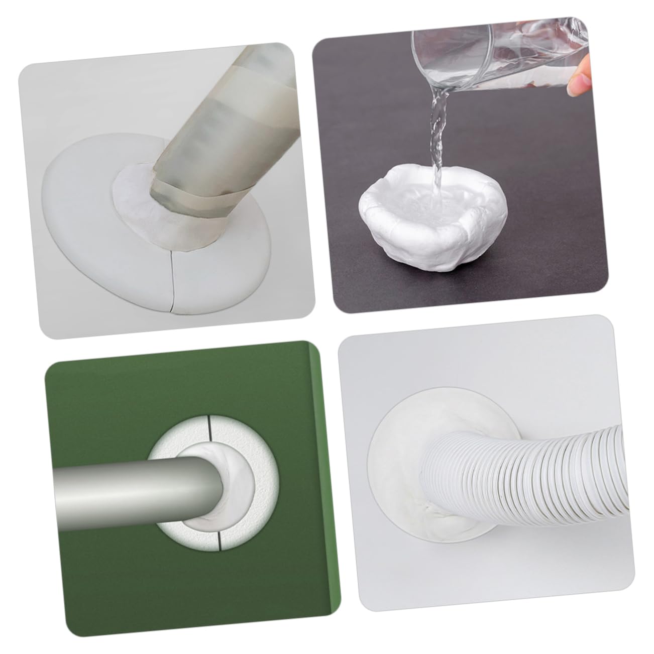 Uonlytech 60stücke Wandloch-dichtungsmaterial Reparaturmörtel Für Wandlöcher Hochwertige Flexible Dichtmasse Für Einfache Anwendung Und Effektive Abdichtung