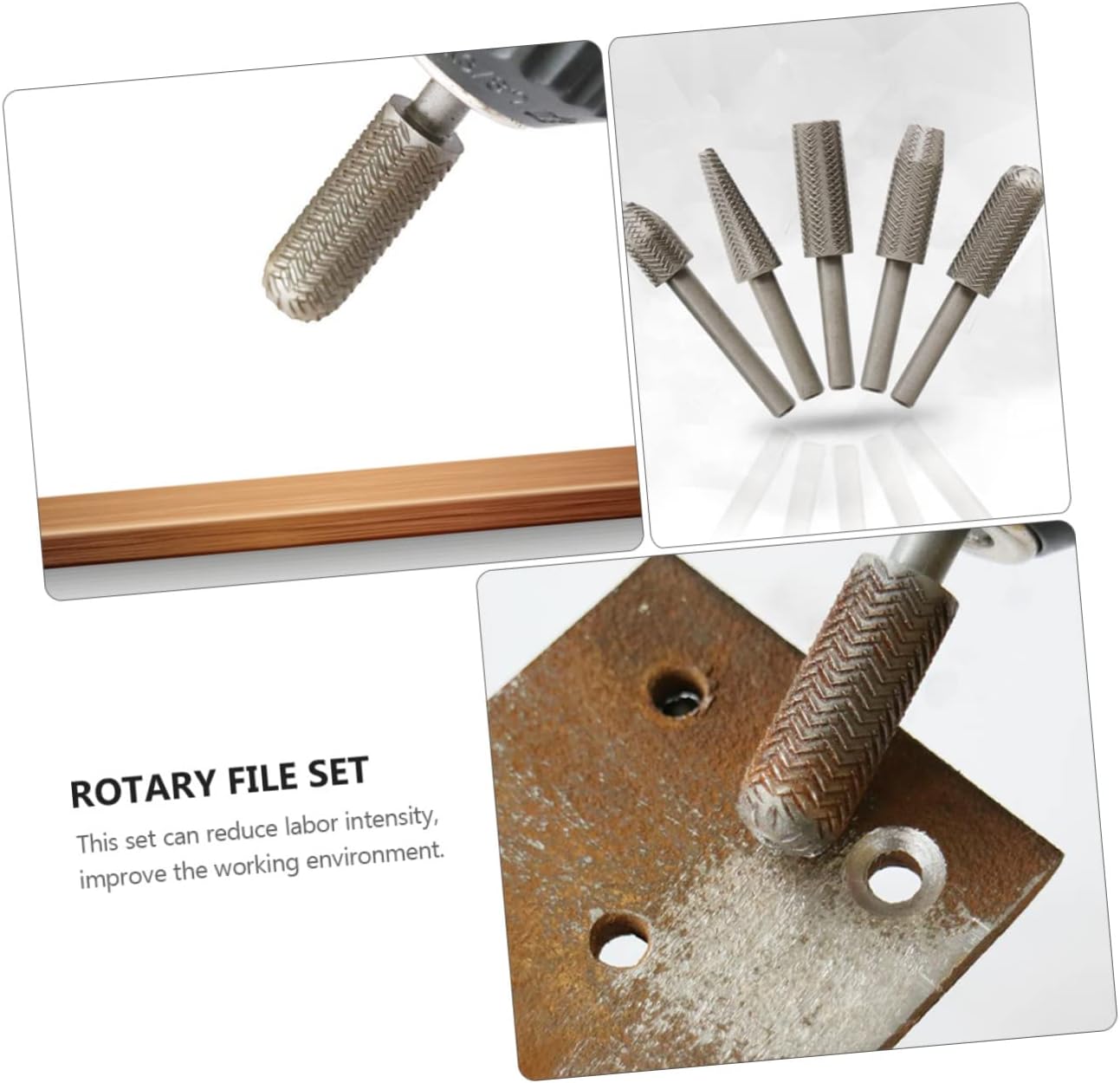Electric Steel Rotary File Grinding Bits Set for Grinding and Polishing