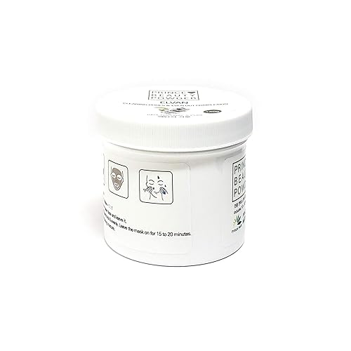 Miniatura 8 de Prince Natural Beauty Powder para máscara facial con máscara facial de gasa 100% algodón, 10 hojas (arcilla roja, 4.58 onzas)